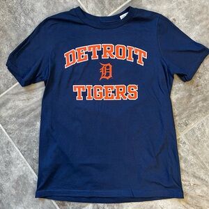 NWOT Genuine Merchandise Detroit Tigers Kids Tee - Navy & Orange Size YL (14/16)